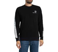 Sergio Tacchini Uomo Felpa Delman, Nero