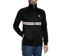 Sergio Tacchini Uomo Giacca Da Pista Dallas, Black/Light Lilac, L