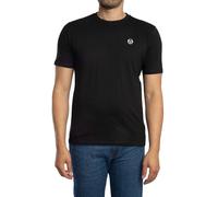 Sergio Tacchini Uomo Maglietta Daiocco, Black/White, S