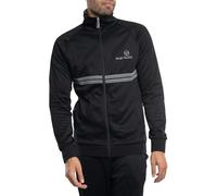 Sergio Tacchini Uomo Nuova Giacca da Tuta Dallas, Nero