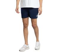 Sergio Tacchini Uomo Pantaloncini da Tennis Cielo, Maritime Blue/Adrenaline Rush/White, S