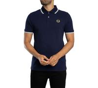 Sergio Tacchini Uomo Polo con logo 020, Blu