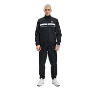 Sergio Tacchini Zelma Tuta da Allenamento, Nero/Bianco, M Uomo