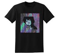 Serial Experiments Lain T-Shirt Funny Anime Comfortable Streetwear Men Tee Shirt Casual Short Sleeve T-Shirt Unisex Tee Black XXL