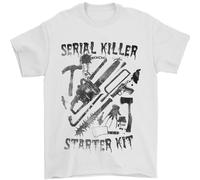 Serial Killer Starter Kit Halloween Uomo T-Shirt 100% Cotone