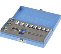 SERIE 11 BUSSOLE POLIGONALI PROFILO RIBASSATO CHIAVE CRICCHETTO 1/4" REVERSIBILE