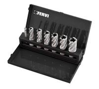 SERIE 12 FRESE 12 - 22 MM CON ATTACCO WELDON X TRAPANO MAGNETICO FERVI F011/6