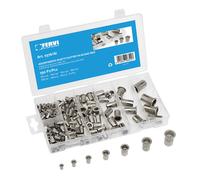 Serie 150 rivetti inserti filettati in acciaio inox m3 - m12 Fervi 0376/ai