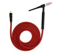 Serie 17F, 150 Amp, torcia TIG con testa flessibile, 7,6 m, cavo SÜA®Flex 1 pezzo, connettore INLINE Gas Dinse 10-25 (saldatrici con solenoide gas)