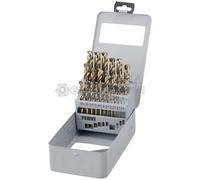 SERIE 19 PZ PUNTE IN HSS RETTIFICATE COBALTO X TRAPANO 1-13 MM FERVI P069