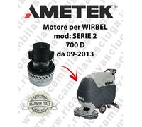 SERIE 2 700 D da 09-2013 MOTORE AMETEK di aspirazione per lavapavimenti WIRBEL