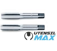 SERIE 2 MASCHI FILETTO GAS CILINDRICO BSP DA 1/8" A 1"3/4