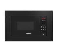 BOSCH BFL623MB4 MICROONDE INCASSO, potenza microonde 800 W, capacità 20 l, 5 livelli di potenza, Nero