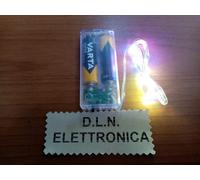 SERIE 20 LED CALDI 2MT A PILE NATALIZIE X PRESEPE DI NATALE E MINI ALBERO