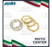 SERIE 3 DISCHI FRIZIONE POLINI PIAGGIO VESPA 50 HP FL FL2 - APE 50 FL FL2 FL3 -