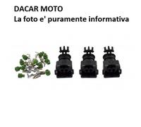 Serie 3 pz.connettori Minitimer per iniettori con gommini e termin RMS 246330190