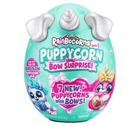 Serie 3 Rainbocorns Puppycorn Surprise di ZURU, peluche da collezione, uovo sorpresa, confezione di adesivi, slime, peluche a forma di cagnolino, adatto a bambine e bambini di età 3+ Tagli UnicaPolies