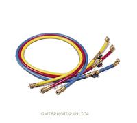 SERIE 3 TUBI FLESSIBILI CON VALVOLA INTERM. CON DEPRESSORE ATTACCO DRITTO 5/1"