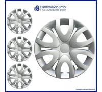 SERIE 4 BORCHIE - 4 COPRICERCHI COPPE RUOTA 15 PER RENAULT CLIO IV 2012->2019