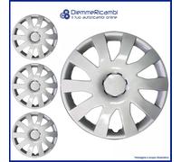 SERIE 4 BORCHIE - 4 COPRICERCHI COPPE RUOTA 16 PER FIAT RENULT TRAFIC 2014->