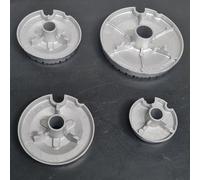 SERIE 4 BRUCIATORI CUCINA GAS BOMPANI INDESIT E MARCHI VARI 1GRANDE 2MEDI 1 PICC