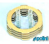 SERIE 4 DISCHI FRIZIONE RACING POLINI PIAGGIO 230.0017 FL3-RST MIX (6 Molle)