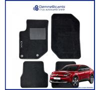 Serie 4 TAPPETI - TAPPETINI in Moquette Neri per CITROEN C4 X dal 2022 in poi