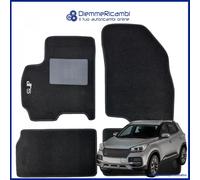 SERIE 4 TAPPETI - TAPPETINI IN MOQUETTE NERI PER DR 5.0 SUV dal 2019 in poi
