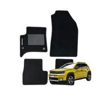 Serie 4 TAPPETI - TAPPETINI in Moquette Neri per FIAT GRANDE PANDA dal 2025 in poi - solo per veriose IBRIDA