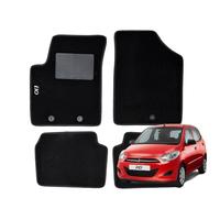 SERIE 4 TAPPETI - TAPPETINI IN MOQUETTE NERI PER I10 DAL 2010 al 2015