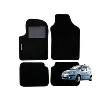 SERIE 4 TAPPETI TAPPETINI IN MOQUETTE NERI PER PANDA DAL 2003 AL 2012 con