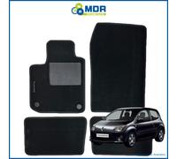 Serie 4 TAPPETI - TAPPETINI in Moquette Neri per RENAULT TWINGO DAL 2008 AL 2014