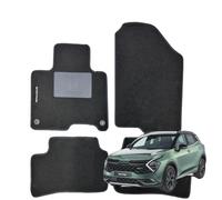 SERIE 4 TAPPETI - TAPPETINI IN MOQUETTE NERI PER SPORTAGE V dal 2021-MILD HYBRID