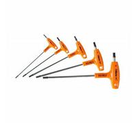 Serie 5 chiavi maschio esagonale piegate con impugnatura 2,5/6 mm marca BETA
