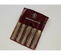serie 5 pinzette acciaio anti magnetico orologi watch tools tweezers