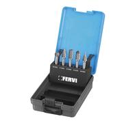 Serie 5 pz lime rotative hm diamante 10x20 mm gambo 6 Fervi f008dc