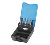 Serie 5 pz lime rotative hm singolo 10x20 mm gambo 6 Fervi f008sc