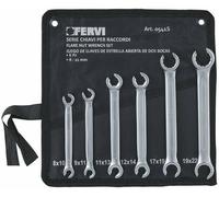 SERIE 6 CHIAVI CHIAVE ESAGONALE ESAGONALI POLIGONALE PER RACCORDI TUBI 8 - 22 MM