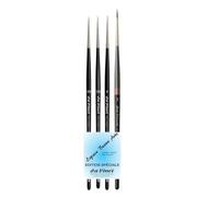 Serie 76 Miniature Maestro, capelli selezionati Kolinsky, NO.2, e serie 36 no. 0/3, 0/2, 0