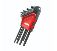 Serie 8 chiavi maschio torx lunghe a testa sferica 280 LTSTX/S8 USAG U02800078