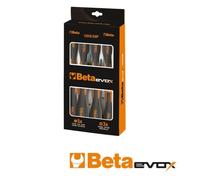 Beta Tools Set di 8 giraviti Evox 1203E/D8P - Taglio e Croce PH1 e PH2
