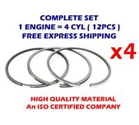 Serie Anelli Pistone 4 Cilindri 81mm STD Per VW Audi 2.0 TDI CFFB