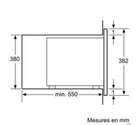 Bosch Serie 4 BFL553MS0 forno a microonde Nero, Acciaio inox Microonde combinato Da incasso 25 L 900 W
