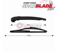 Serie bracci tergi, Pulizia cristalli TRA-F254 AE TOPLIGHT per FIAT JEEP