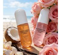 Serie Brazil Beach Spray profumato alla vaniglia e cocco, rosa fresca, deodorante per ambienti a lunga durata, purificatore d'aria aromaterapico, potenziatore di felicità multistrato, adatto per casa,