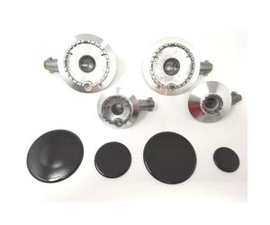 Serie bruciatori e piattelli piano cottura 4 fuochi Candy Hoover Iberna 2 fori