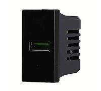 SERIE BTICINO FRUTTI AXOLUTE NERA COMPATIBILE PRESA SCHUKO INTERRUTTORI USB TV