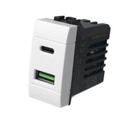 SERIE BTICINO FRUTTI LIVING LIGHT - INTERN. COMPATIBILE PRESA INTERRUTORE USB