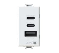 SERIE BTICINO FRUTTI MATIX COMPATIBILE PRESA SCHUKO LAN PULSANTE DEVIATORE USB