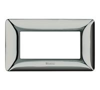 BTICINO MATIX AM4804GCR PLACCA 4 MODULI COLOR CROMO